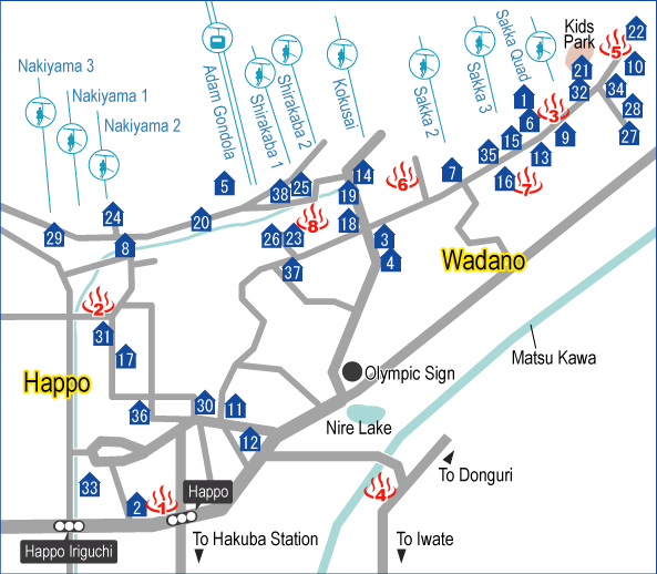 HAPPO and WADAMO AREA MAP